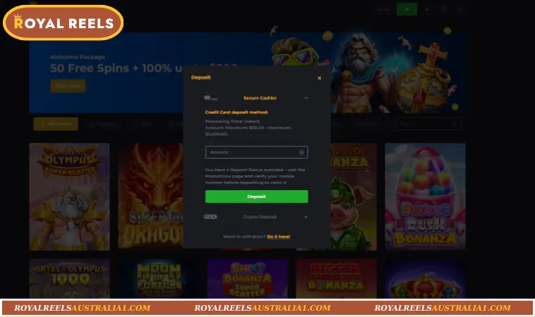 Funding via Secure Cashier