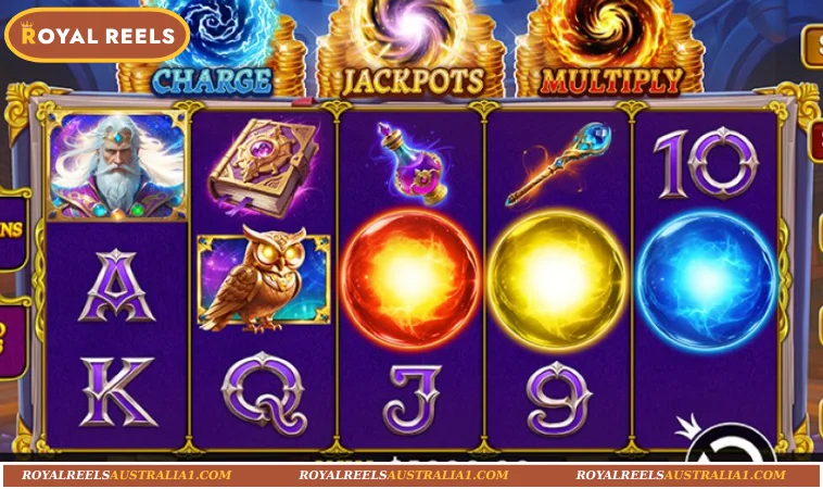 Overview of Spell Master at Royal Reels