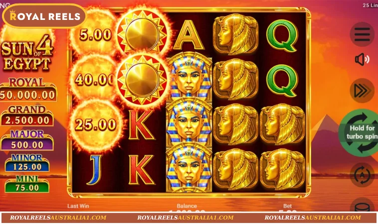Tips for Spinning Sun of 4 Egypt to Win Big at Royal Reels